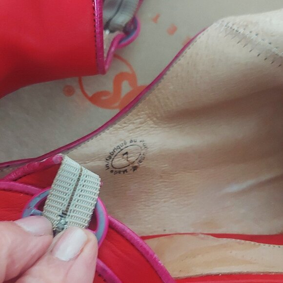 Fluevog Side Buckle Platform Leather Shoes - Size 7 - Picture 8 of 8